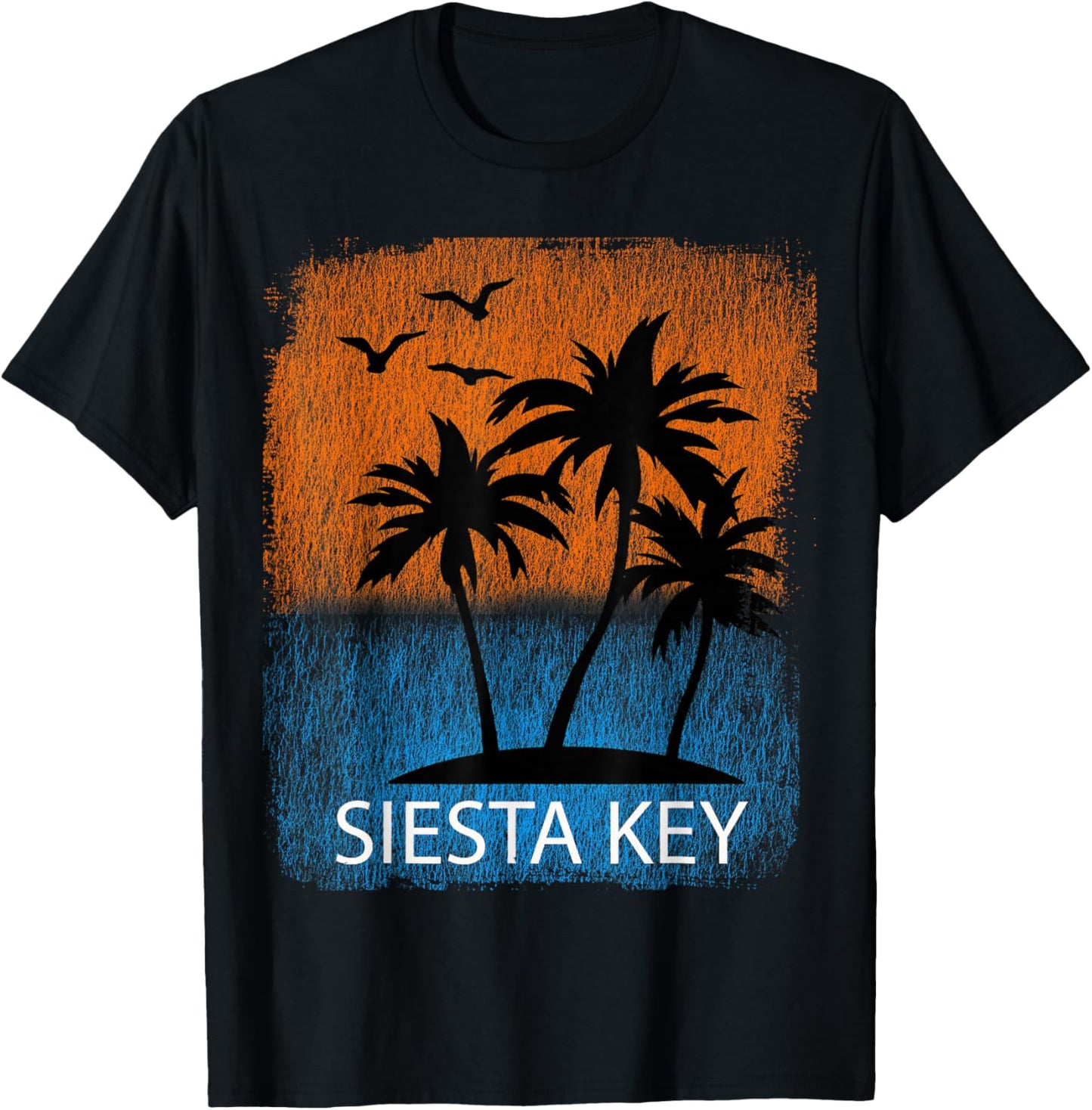 Vintage Sarasota Florida Family Beach Vacation T-Shirt - T-Shirt | Black