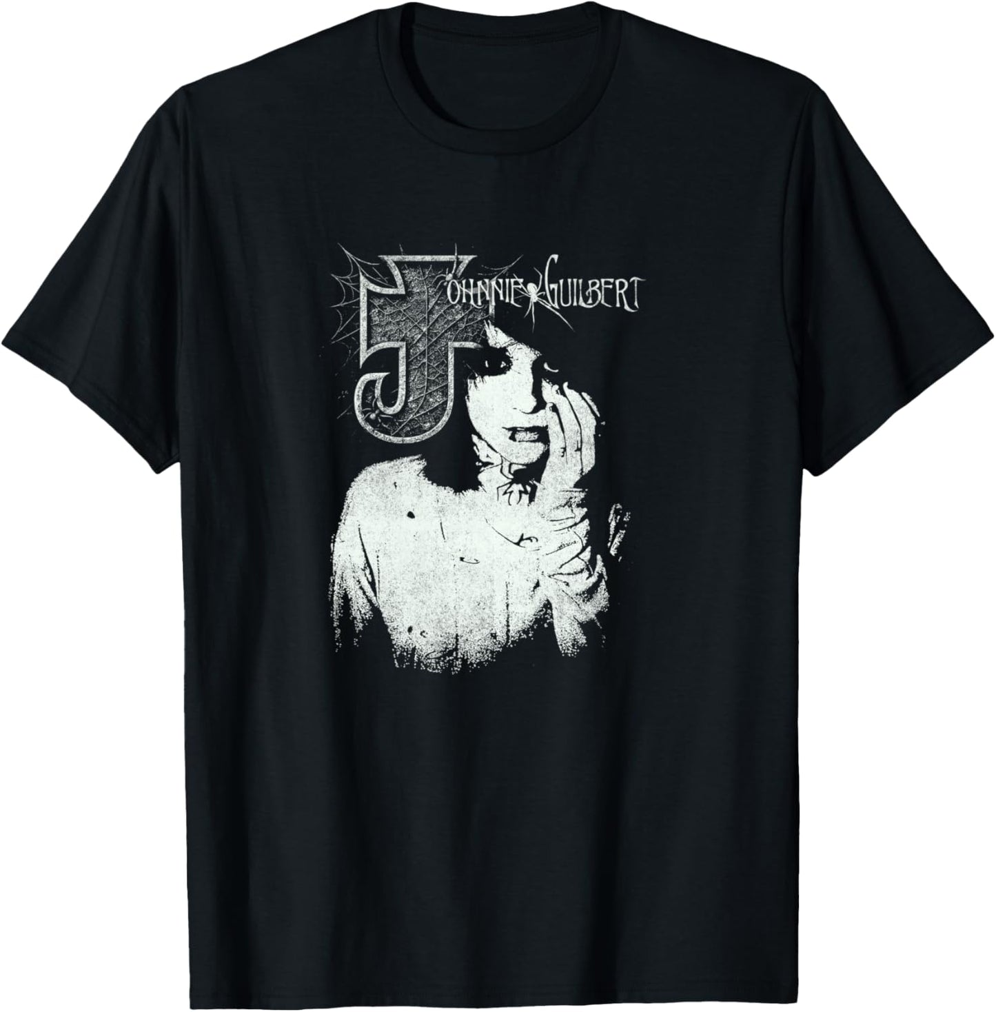 Johnnie Guilbert Portrait T-Shirt - T-Shirt | Black
