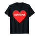 Love for Grandma Inside of A Heart T-Shirt