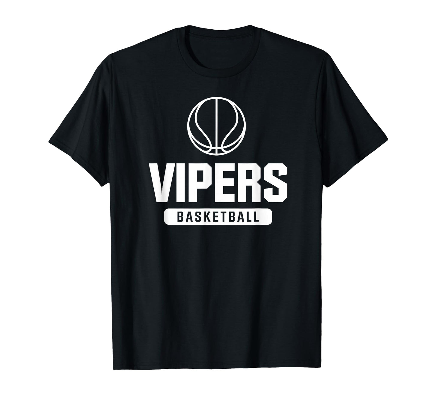 Vipers Basketball for Elementary, Middle, and High Schools T-Shirt