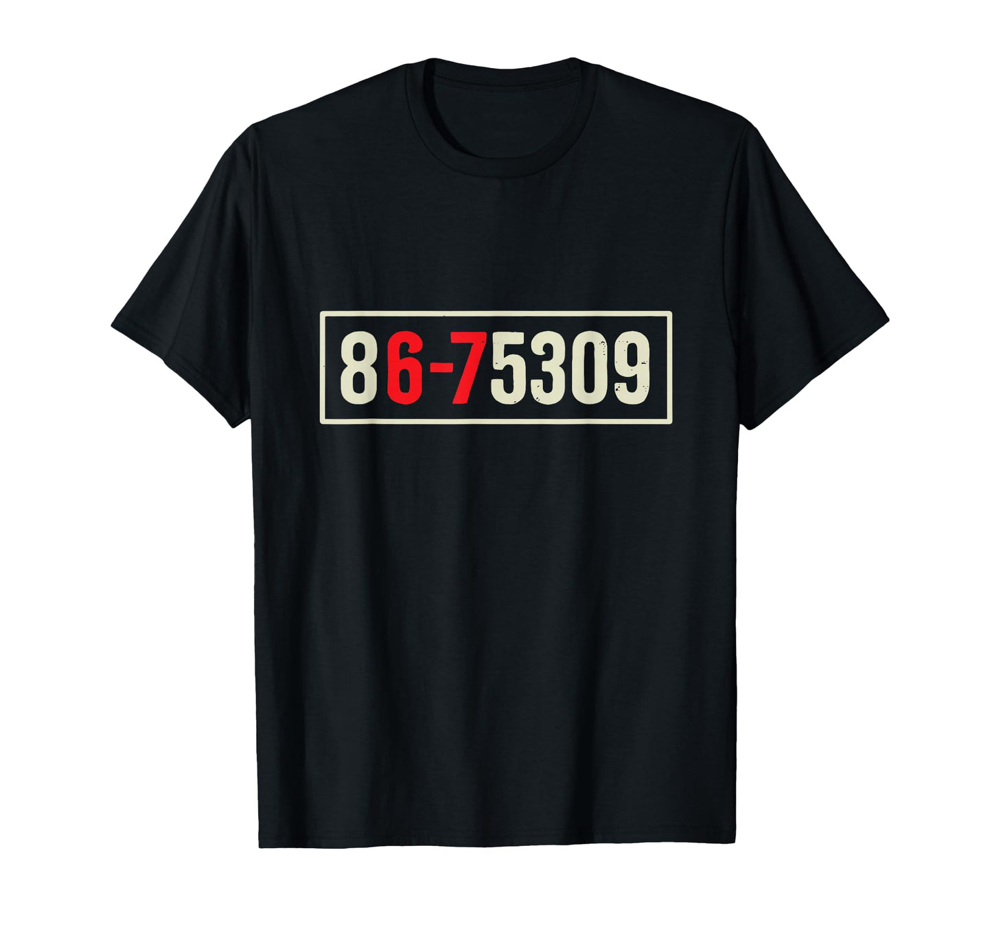 Vintage 80's Music 86-75309 Jenny 8675309 Six Seven 67 Meme T-Shirt