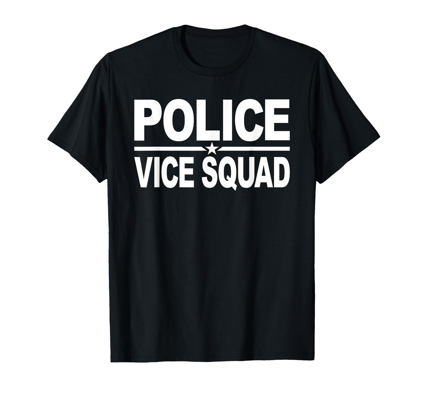 Police VICE Squad Costume Uniform TEE T-Shirt