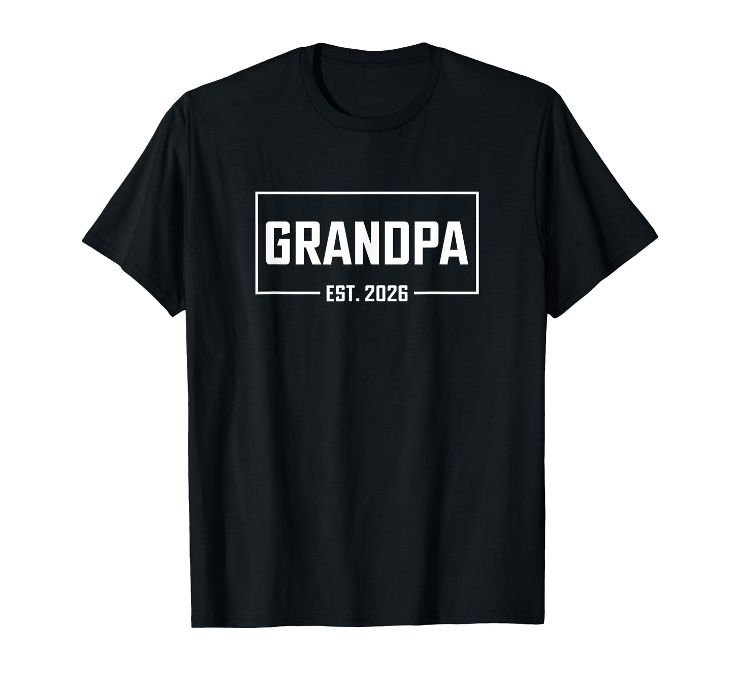 Grandpa Est 2026 Promoted to Papa Pregnancy Announcement T-Shirt