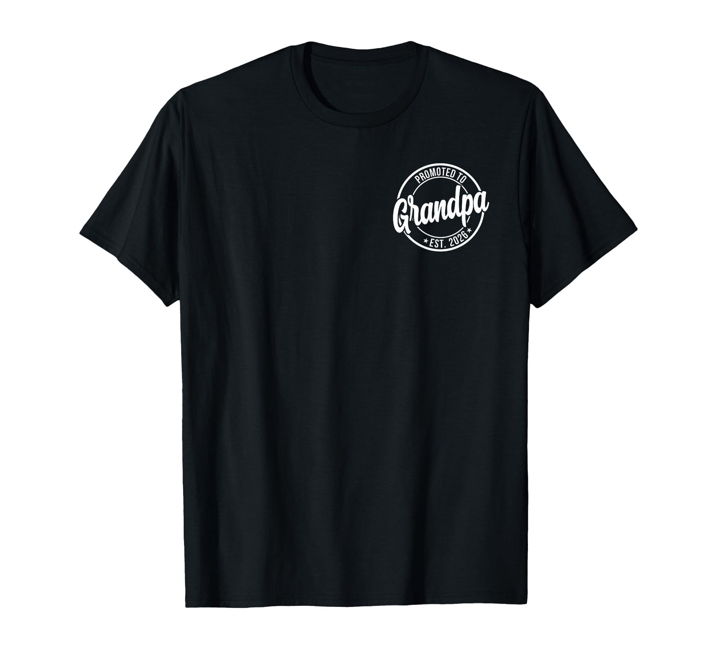 Promoted to Grandpa Est 2026 T-Shirt