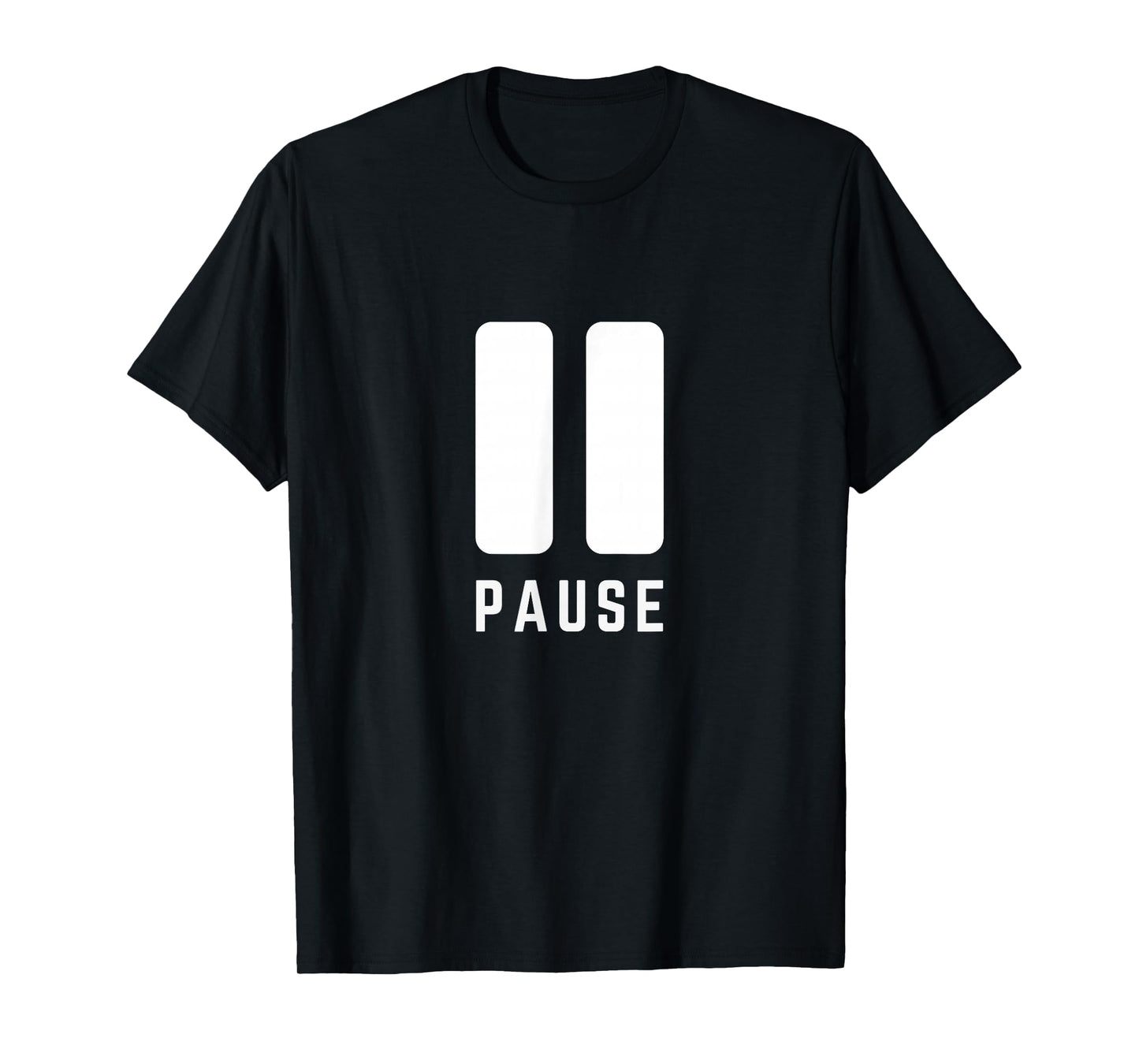 Pause Minimalist Pause Symbol Gamer Fashion T-Shirt