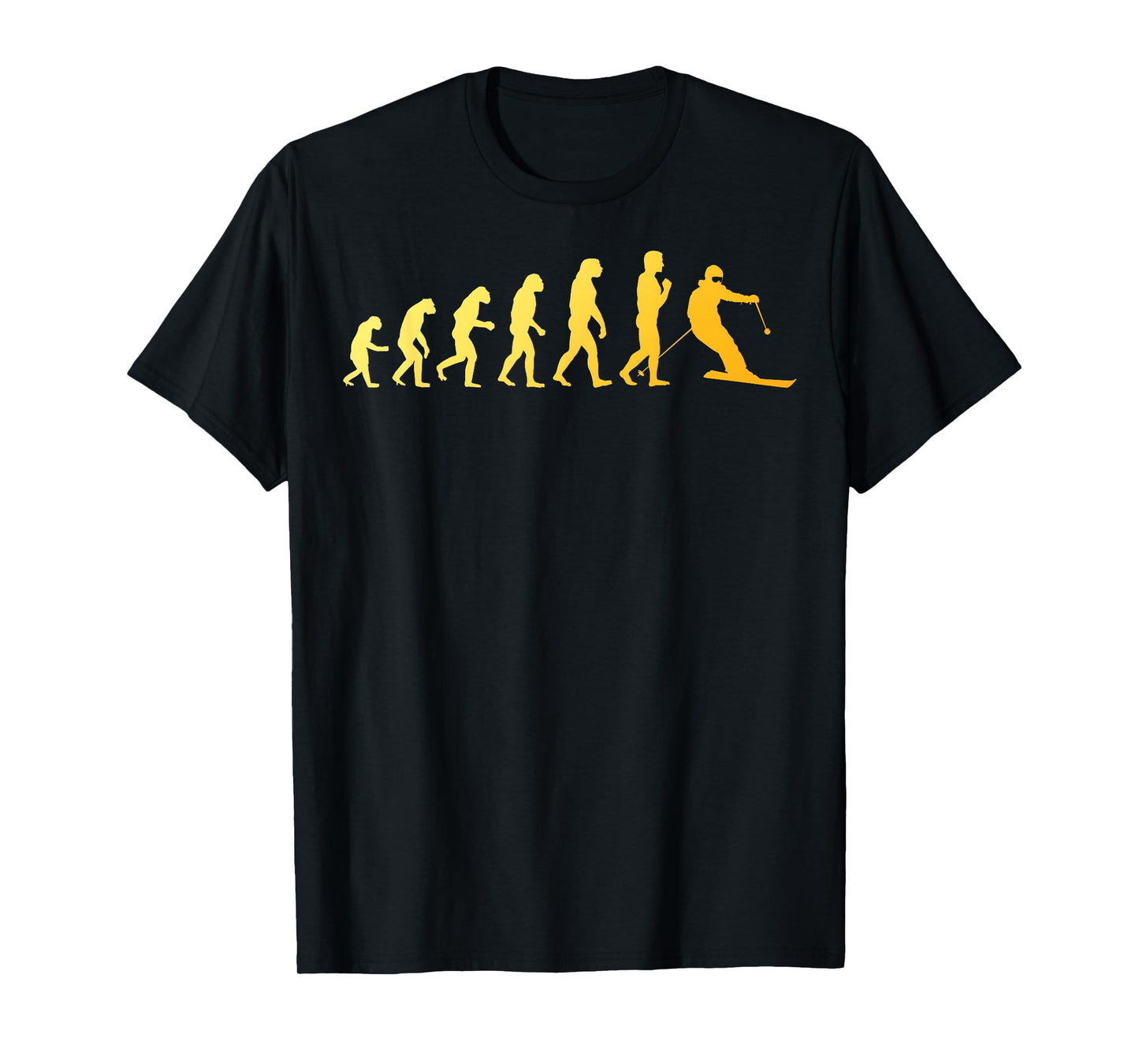 Cool Skiing Art for Men Women Skiing Themed Ski Lover Skier T-Shirt