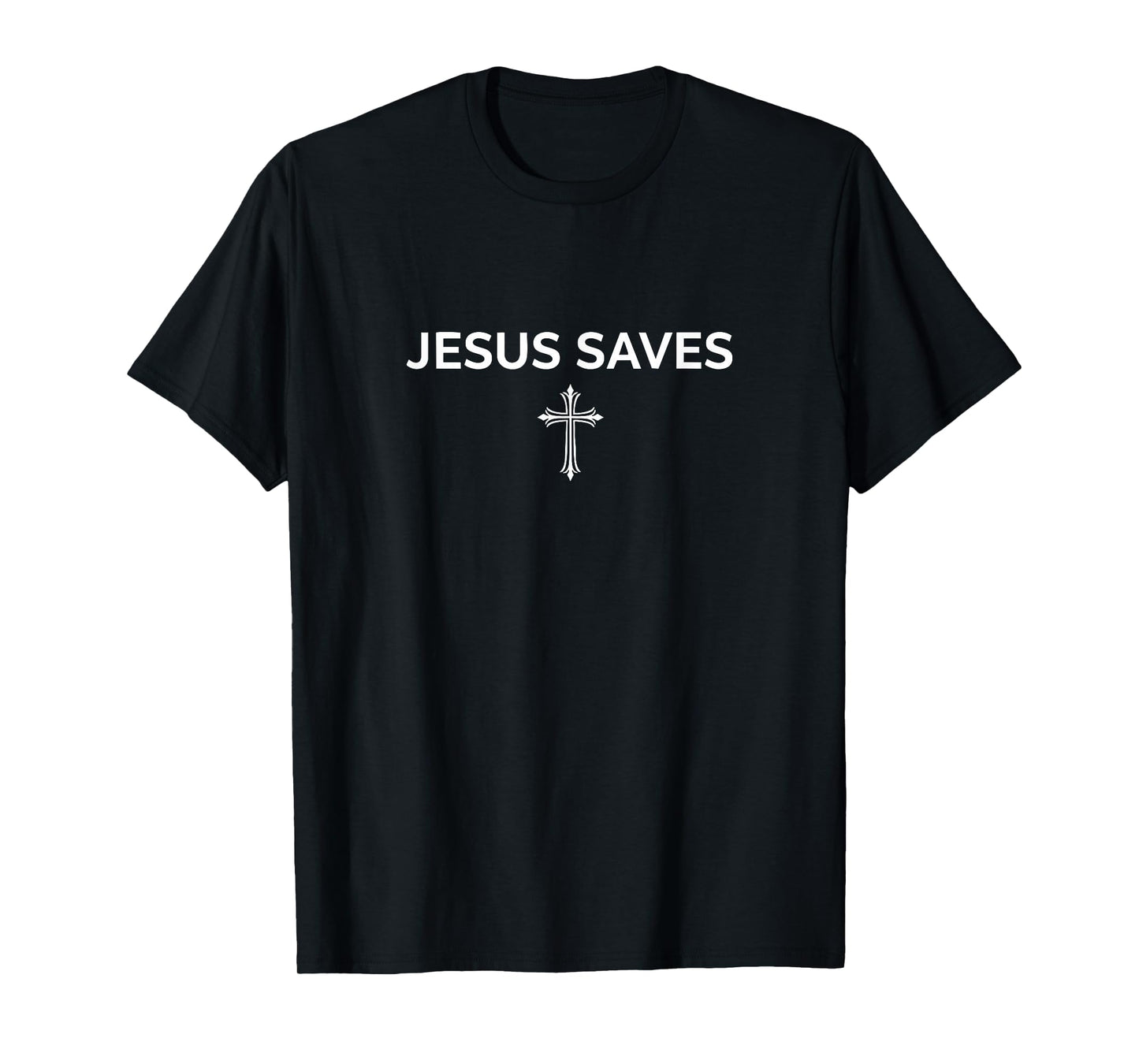 Jesus Saves Christian Religious Cross Faith Art T-Shirt