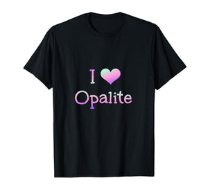 I Love Opalite Heart Personalized Sister Brother Toddler Tee T-Shirt