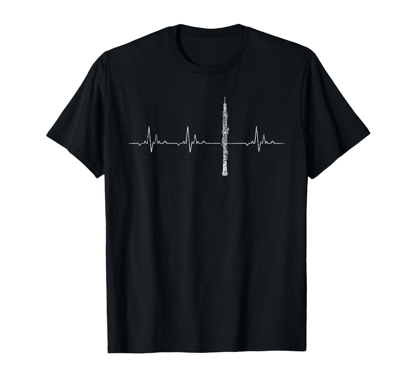 Oboe Heartbeat Funny Musician T-Shirt