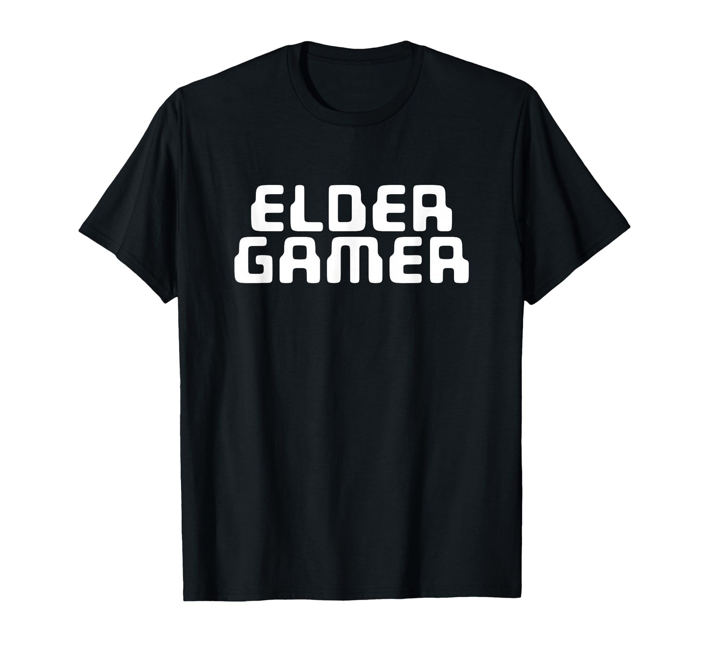 Elder Gamer Funny Retro Video Game Nostalgia Old Gamer T-Shirt