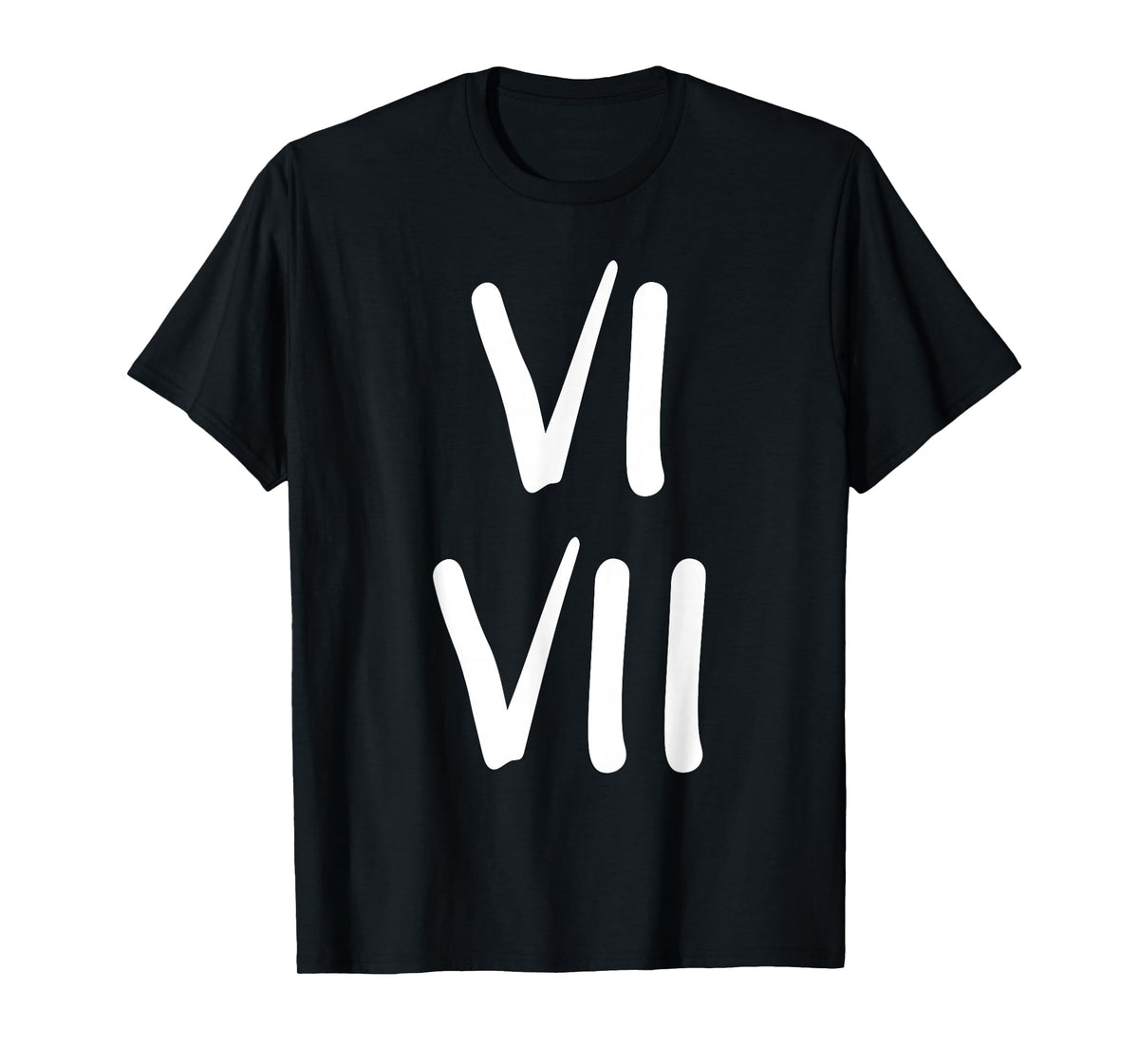 Funny 67 Kids Joke 6 and 7 Roman Numerals T-Shirt