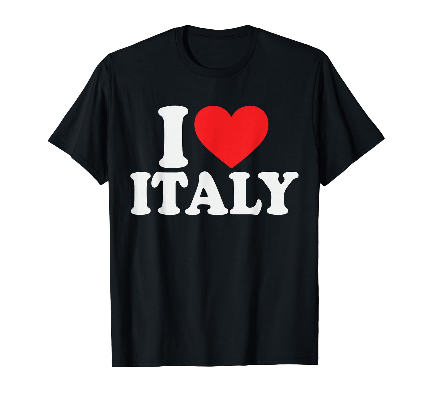 I Love Italy Flag Patriotic Italian Heart Root Travel Italia T-Shirt