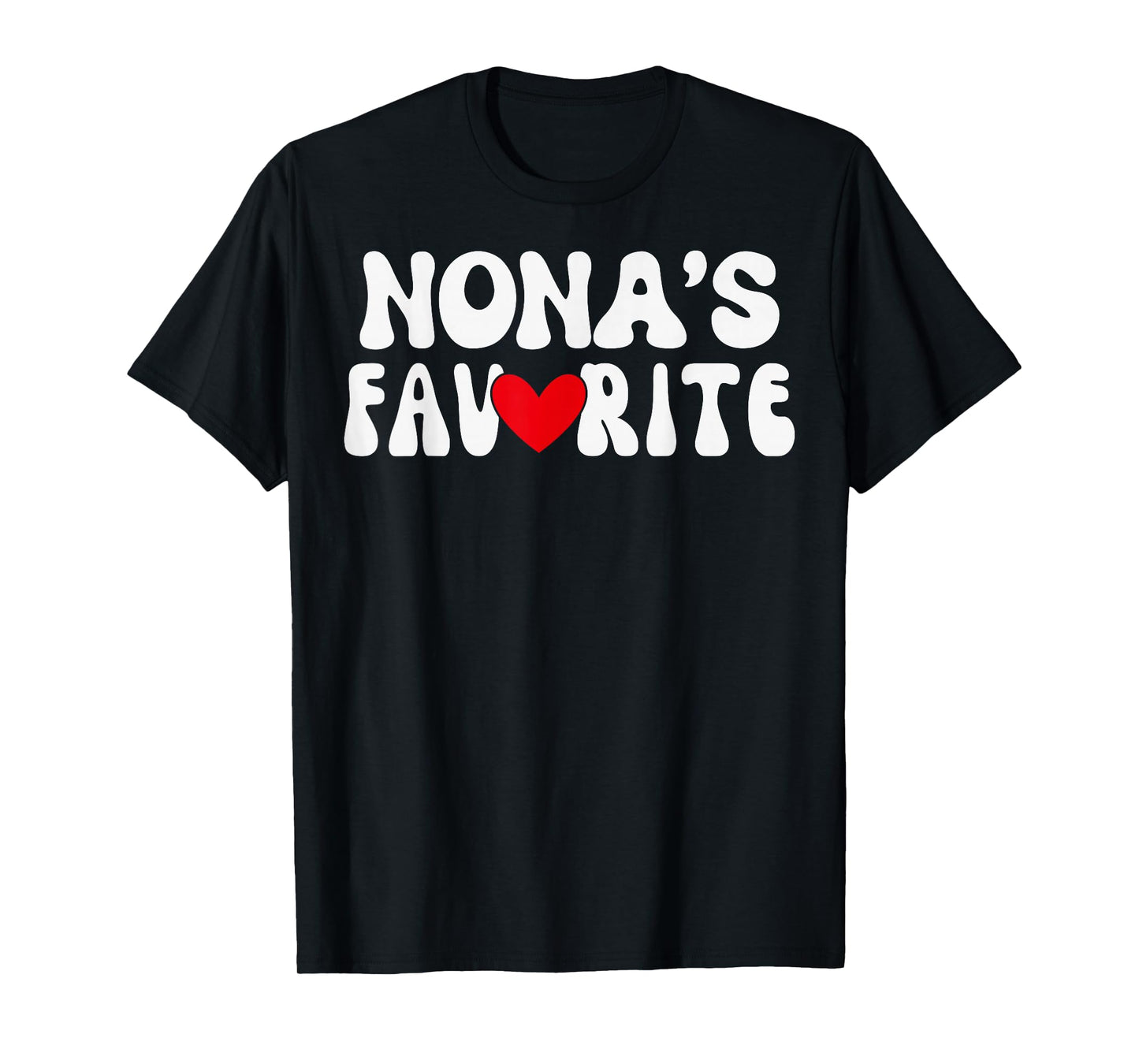 Nona’S Favorite Funny Grandparent Grandchild Vintage Humor T-Shirt