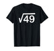 Funny 67 Six Seven Meme Square Root Couple Matching Teacher T-Shirt