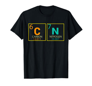 Funny 67 Meme Six Seven Teacher Science Periodic Table T-Shirt
