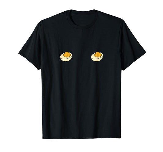 I'm Just Here for The Deviled Eggs Funny Couple Matching T-Shirt