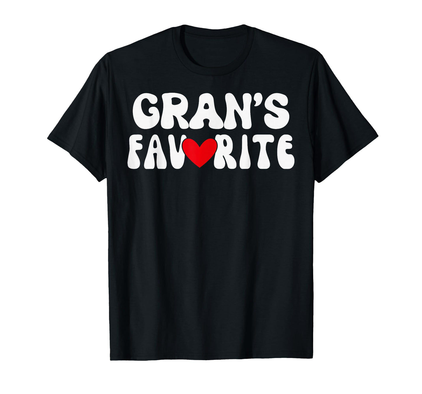 Gran’S Favorite Funny Grandparent Grandchild Vintage Humor T-Shirt