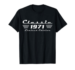 Classic 55 Birthday Decorations Men 55yr 1971 55th Birthday T-Shirt