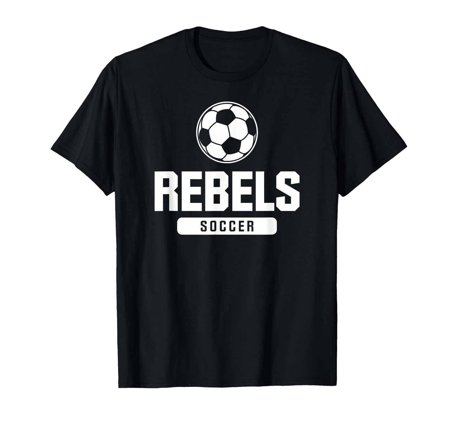 Rebels Soccer for Elementary, Middle, and High Schools T-Shirt