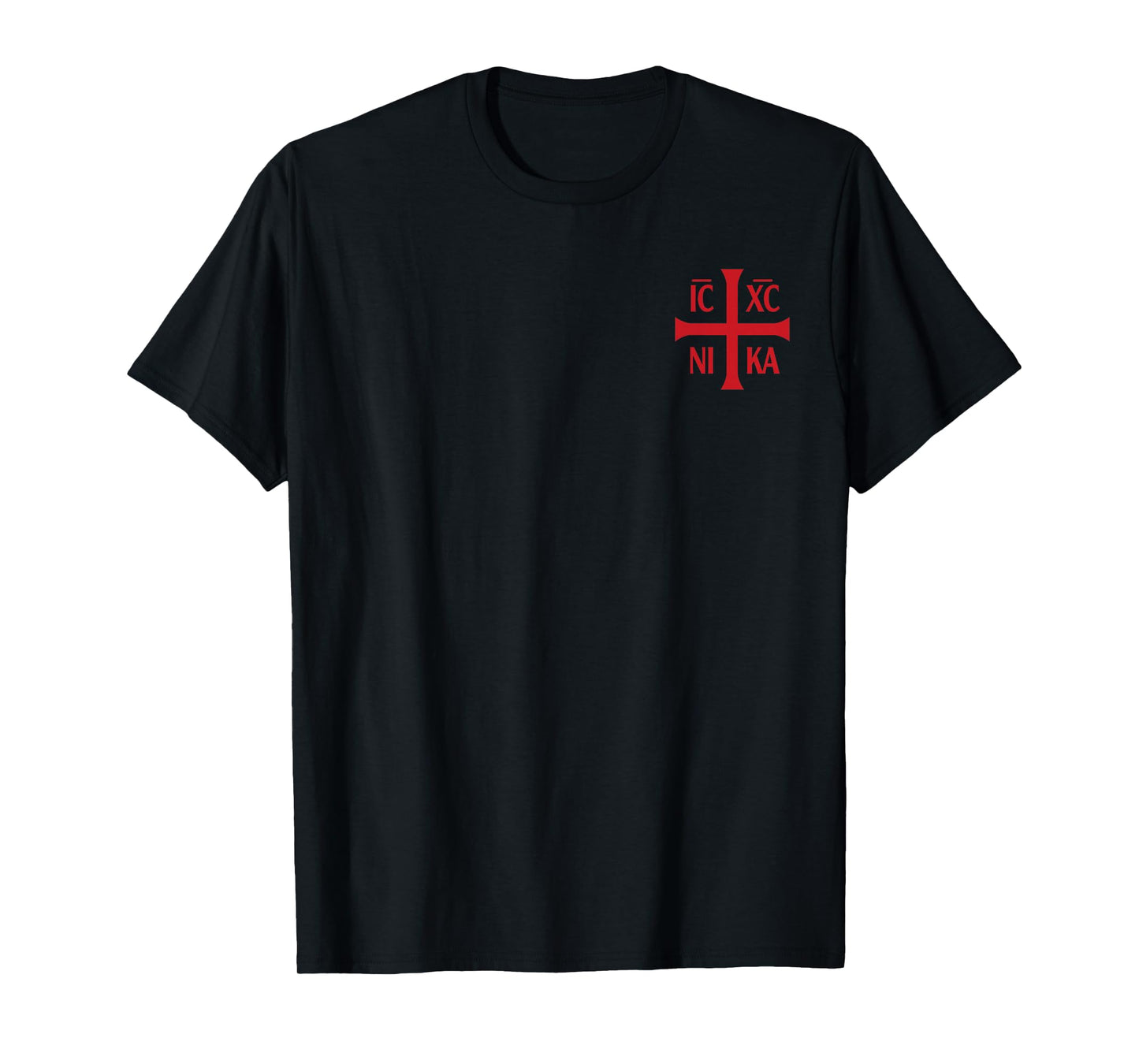 ICXC Nika Christogram Symbol Cross Orthodox Christian Jesus T-Shirt