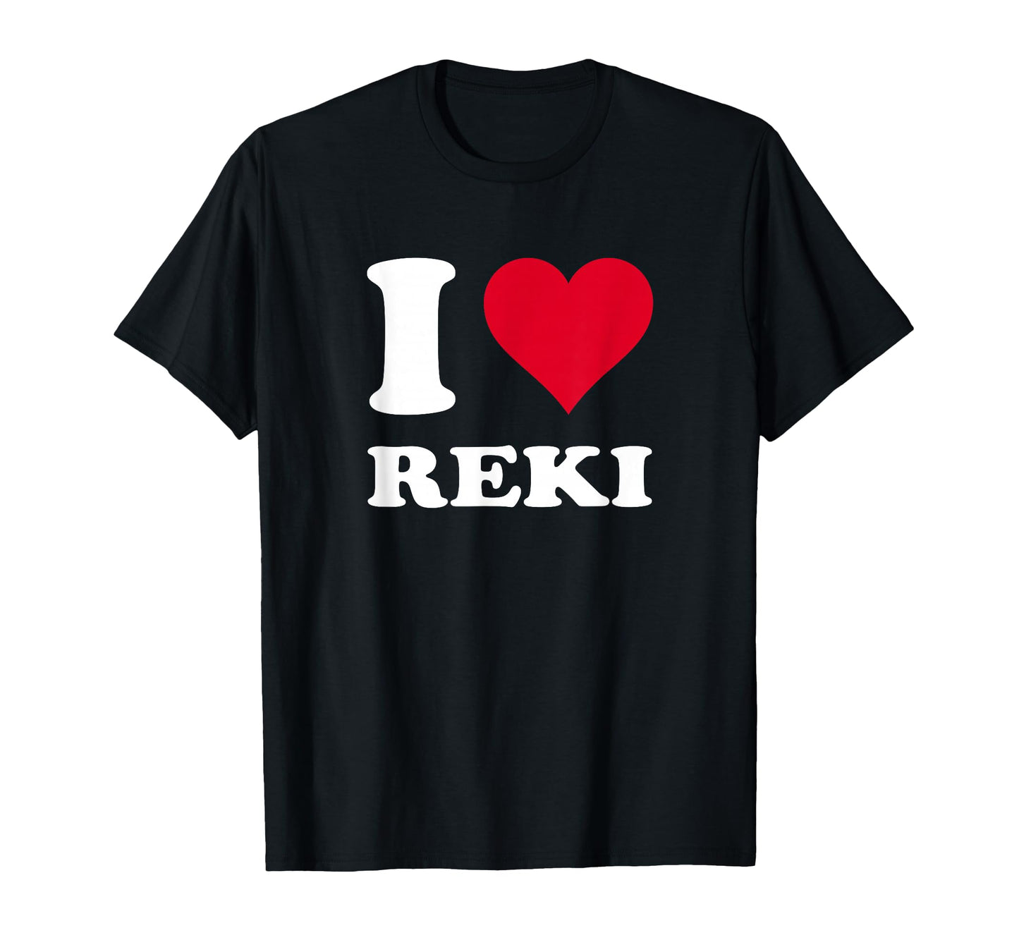 Red Heart I Love Reki T-Shirt