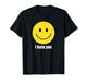 I Hate You, Yellow Happy Smile Face Emoticon Funny T-Shirt