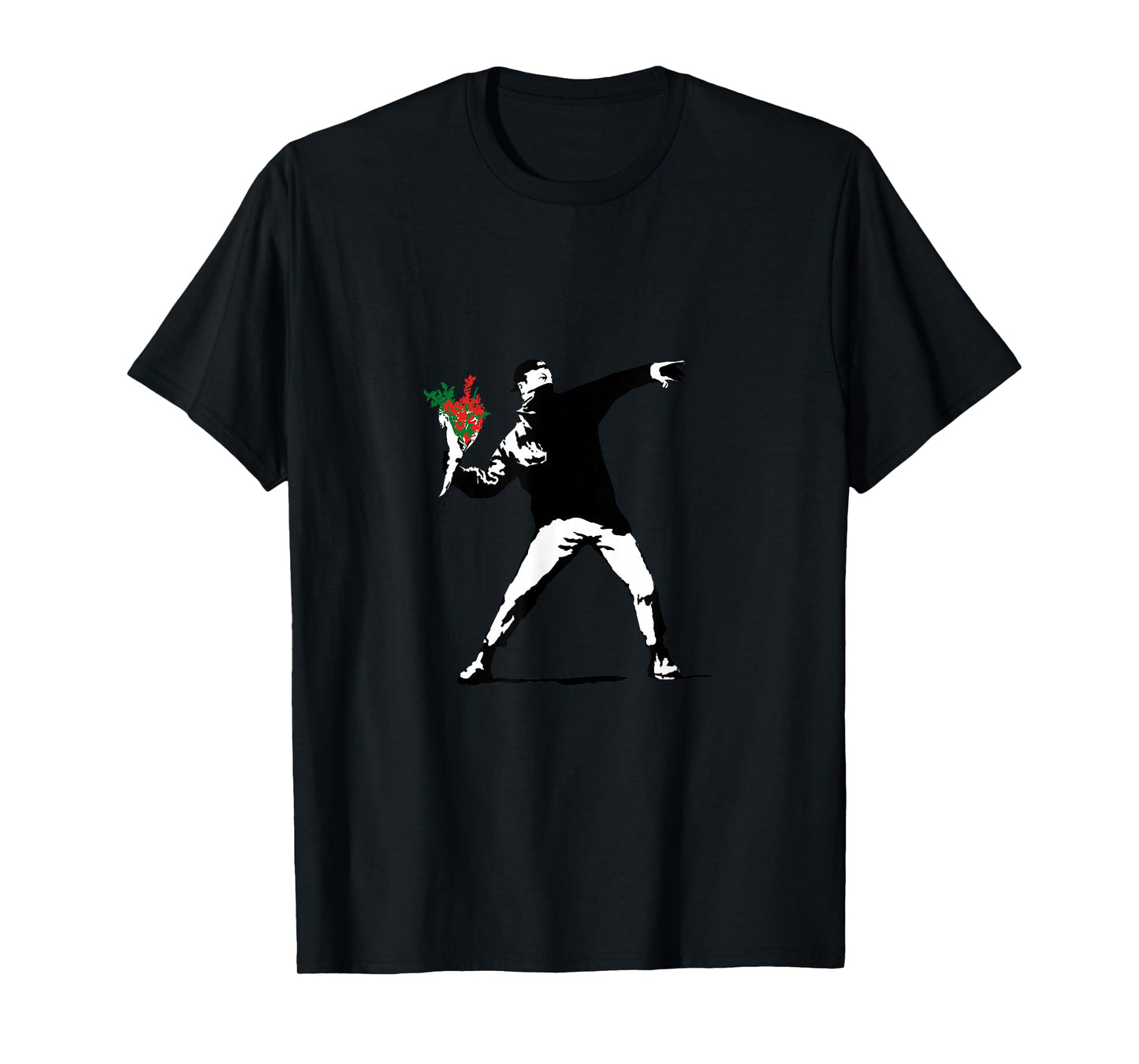 Banksy Love is in The Air PAPL2166 T-Shirt