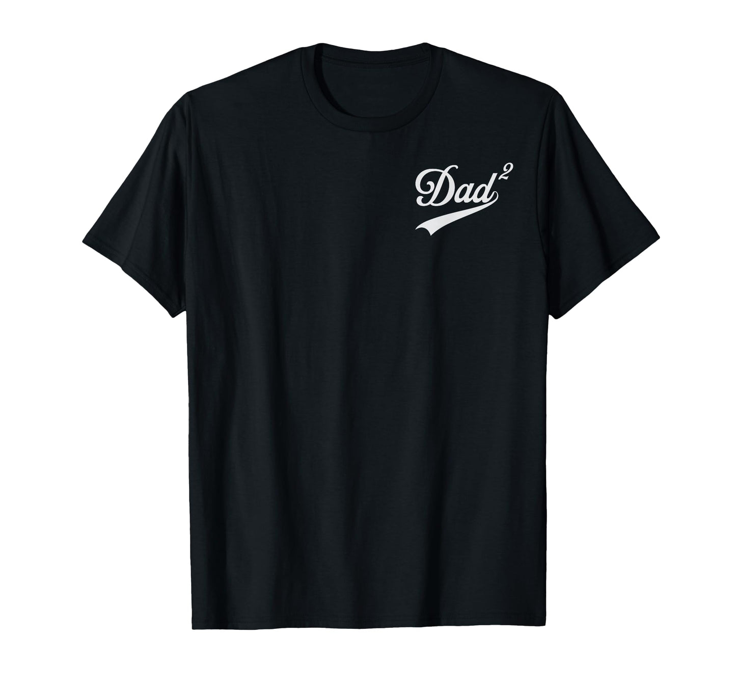 Dad of Two Squared Vintage Classic 2nd Time Father T-Shirt