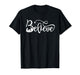 Nativity Scene Believe Christian Family Merry Christmas Xmas T-Shirt