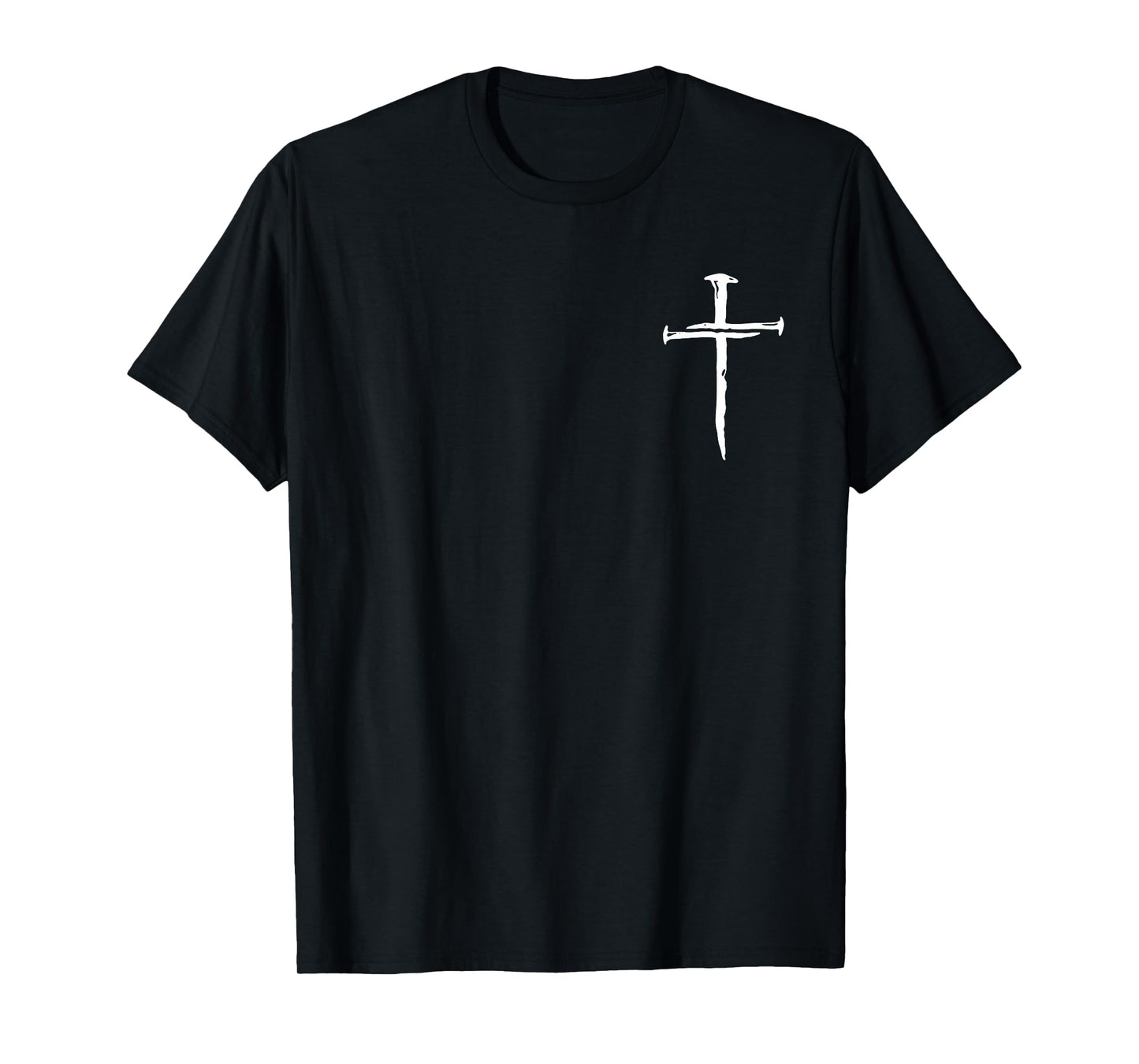 The Way The Truth The Life Christian Faith Based Nails Cross T-Shirt