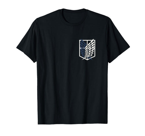Attack on Titan Small Scout Regiment Shield Chest Anime T-Shirt