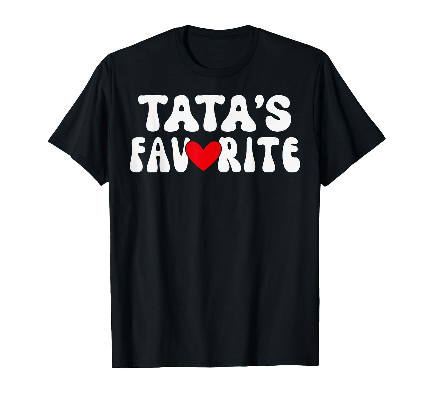 TATA’S Favorite Funny Grandparent Grandchild Vintage Humor T-Shirt