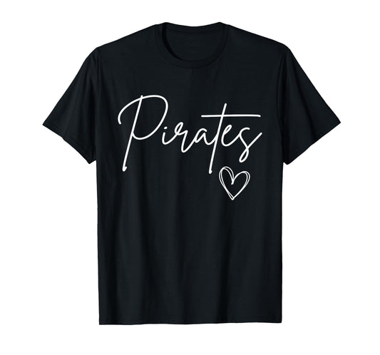 Pirates School Mascot KLuv Tee T-Shirt