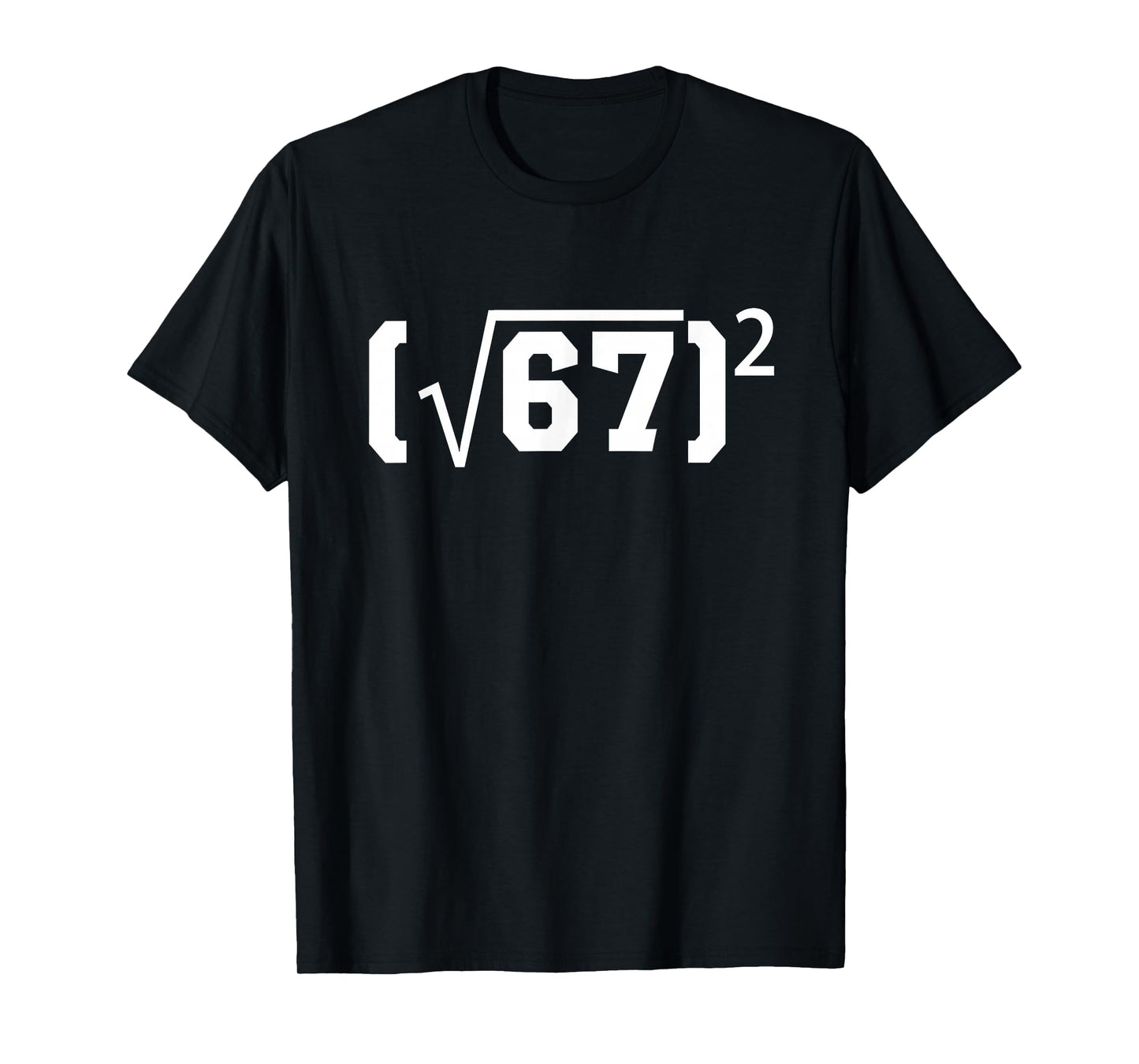 Funny Six Seven Meme Hidden Math Design T-Shirt