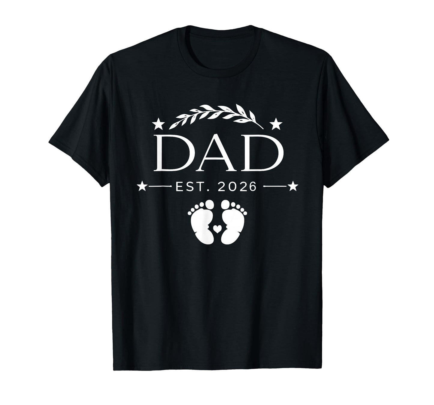 New Dad Est. 2026 Fathers Day First Time Dad Promoted to Dad T-Shirt