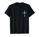 Christian Minimalist Three Nails Cross Religious Jesus Crist T-Shirt