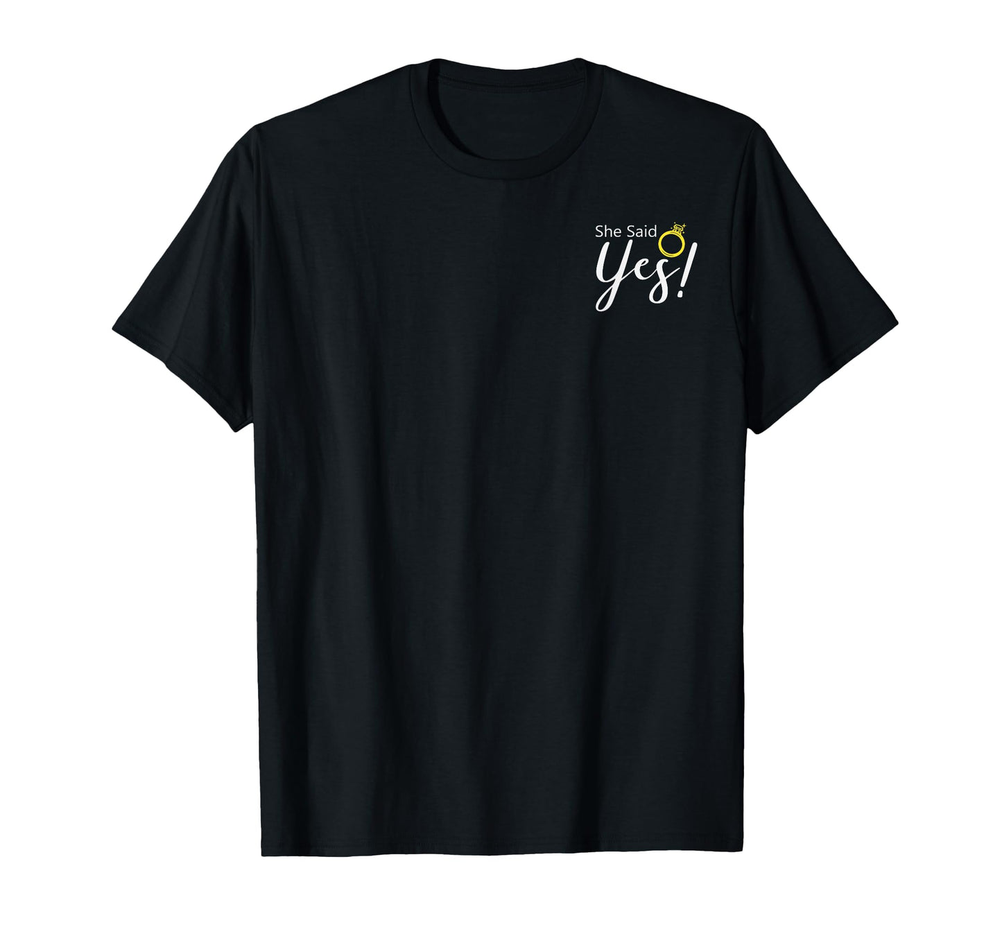Engagement Party Fiance She Said Yes Newly Engaged Couple T-Shirt