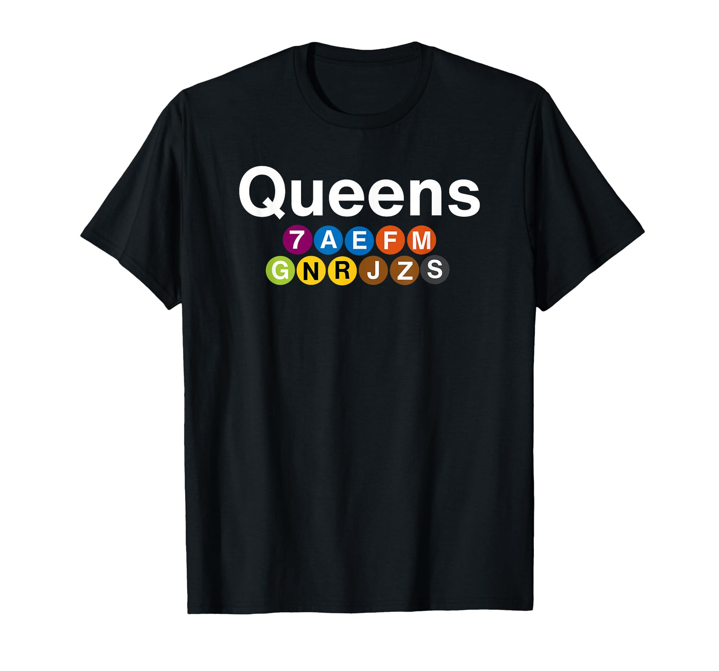 New York Queens Subway Station Signs, Train Signs NYC T-Shirt