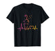 Heartbeat Cat Lover Animal Silhouette Cute Cat T-Shirt