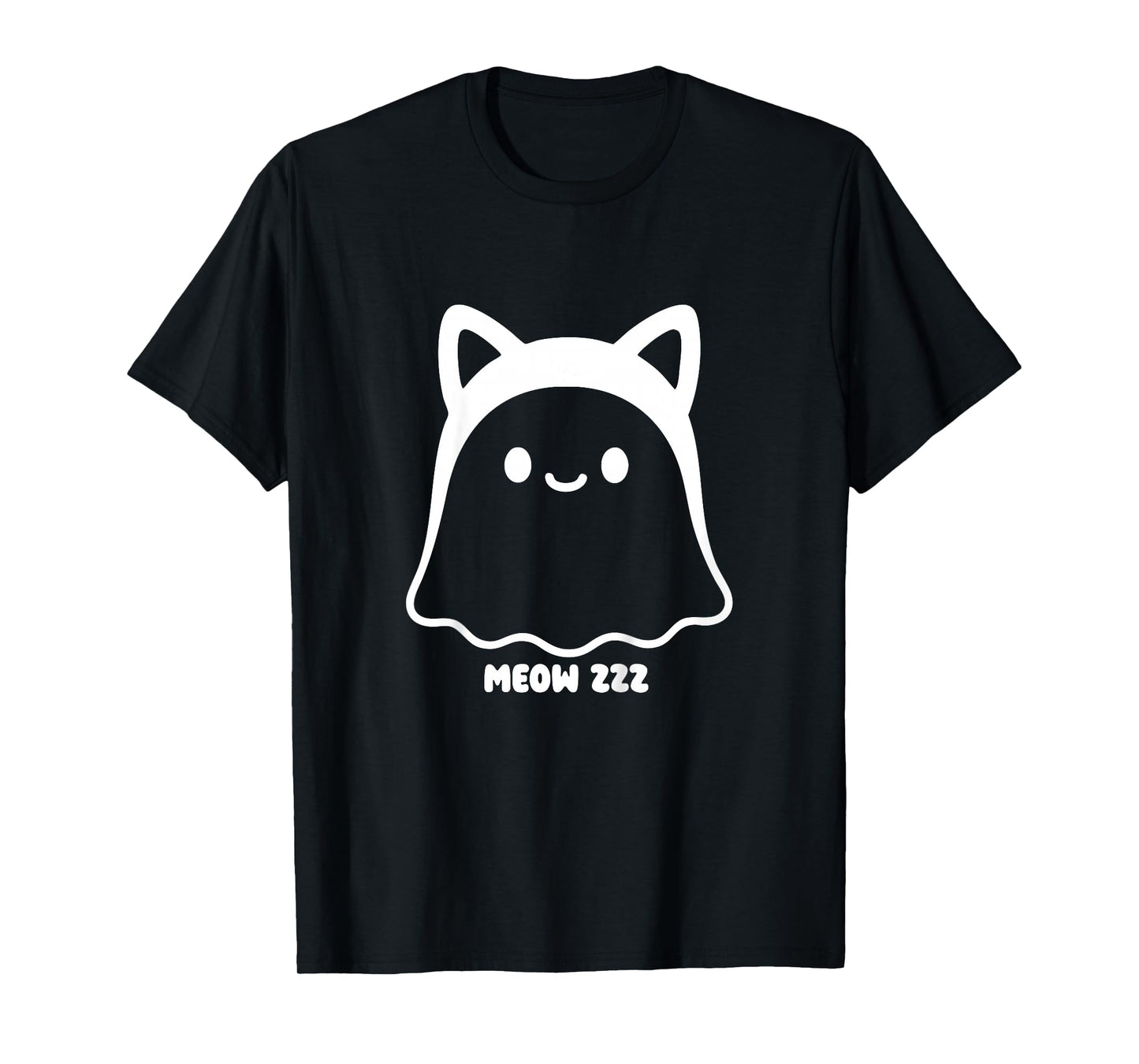 Kids Halloween Sleepover Meow ZZZ T-Shirt