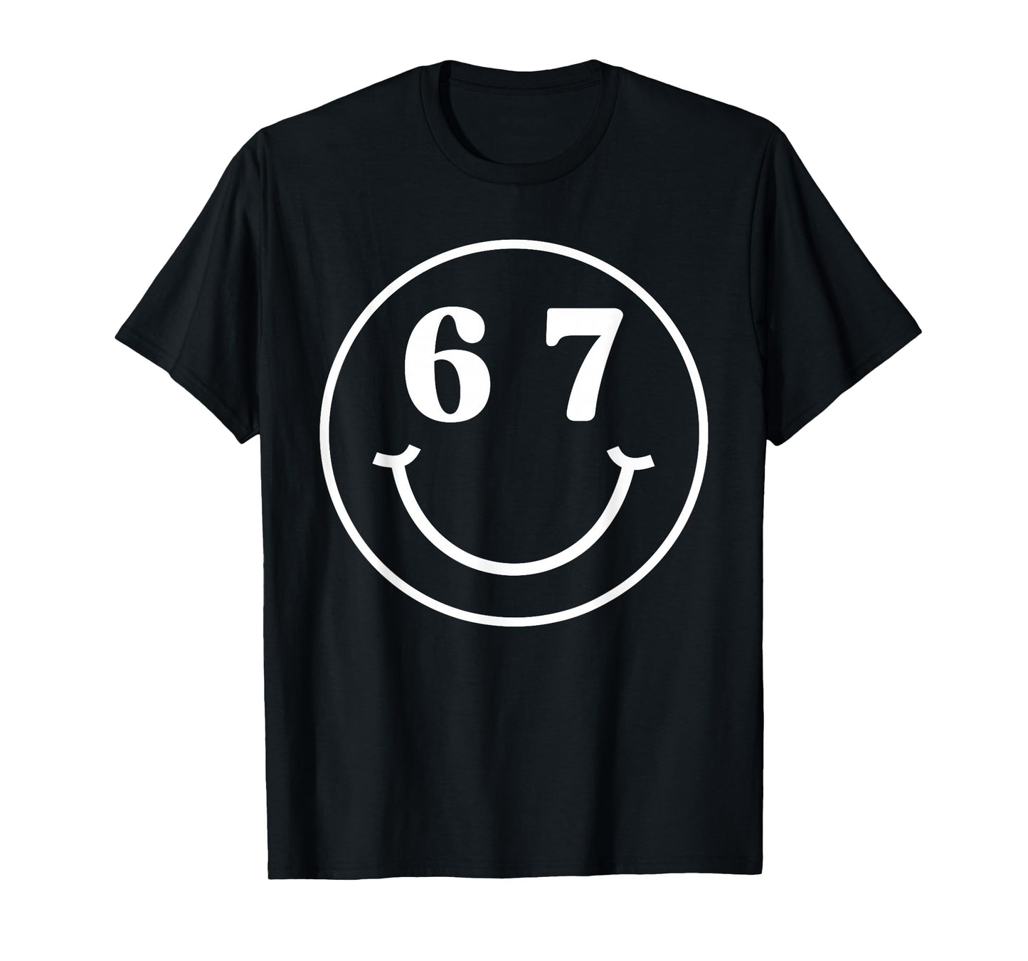 Number 67 Player Or 67th Birthday Six Seven Funny T-Shirt