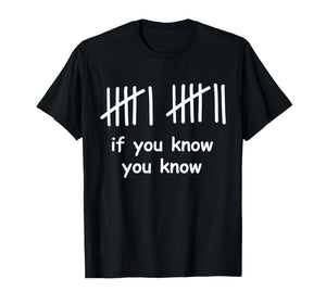 6 7 Funny If You Know You Know Tally Marks Six Seven Meme T-Shirt