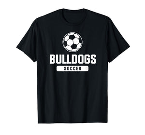 Bulldogs Soccer for Elementary, Middle, and High Schools T-Shirt