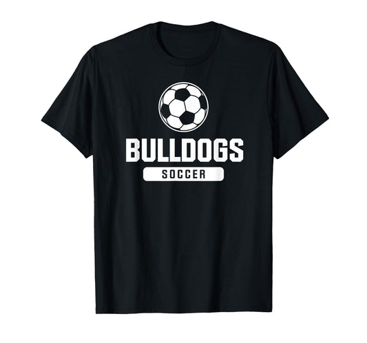 Bulldogs Soccer for Elementary, Middle, and High Schools T-Shirt