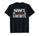Nani's Favorite Grandchild Youth Grandson Granddaughter T-Shirt
