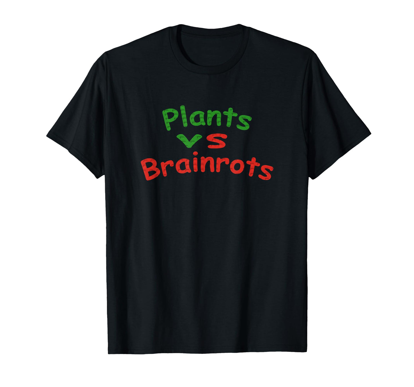 Plants vs Brainrots Funny Gamer T-Shirt