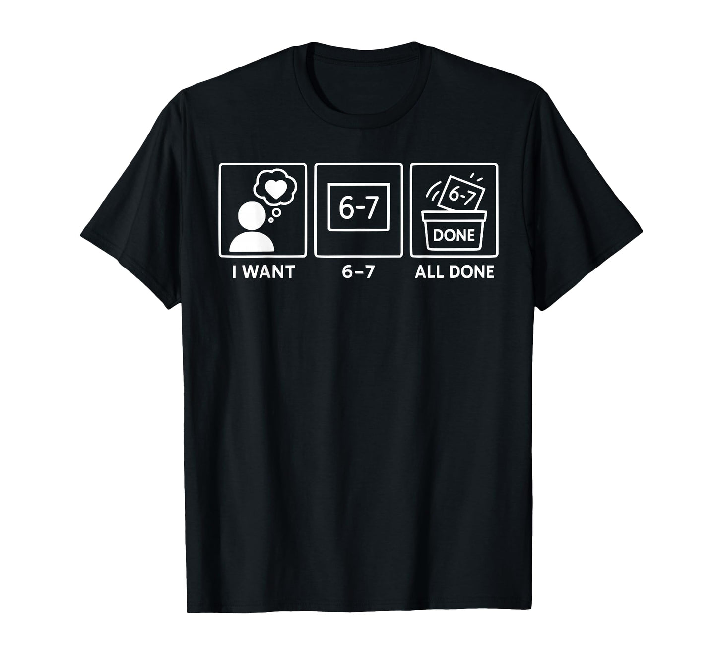 Funny 67 SPED Teacher AAC Speech Therapy SLPs ABA 6 7 Meme T-Shirt