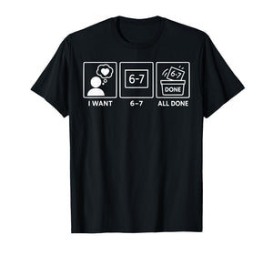 Funny 67 SPED Teacher AAC Speech Therapy SLPs ABA 6 7 Meme T-Shirt
