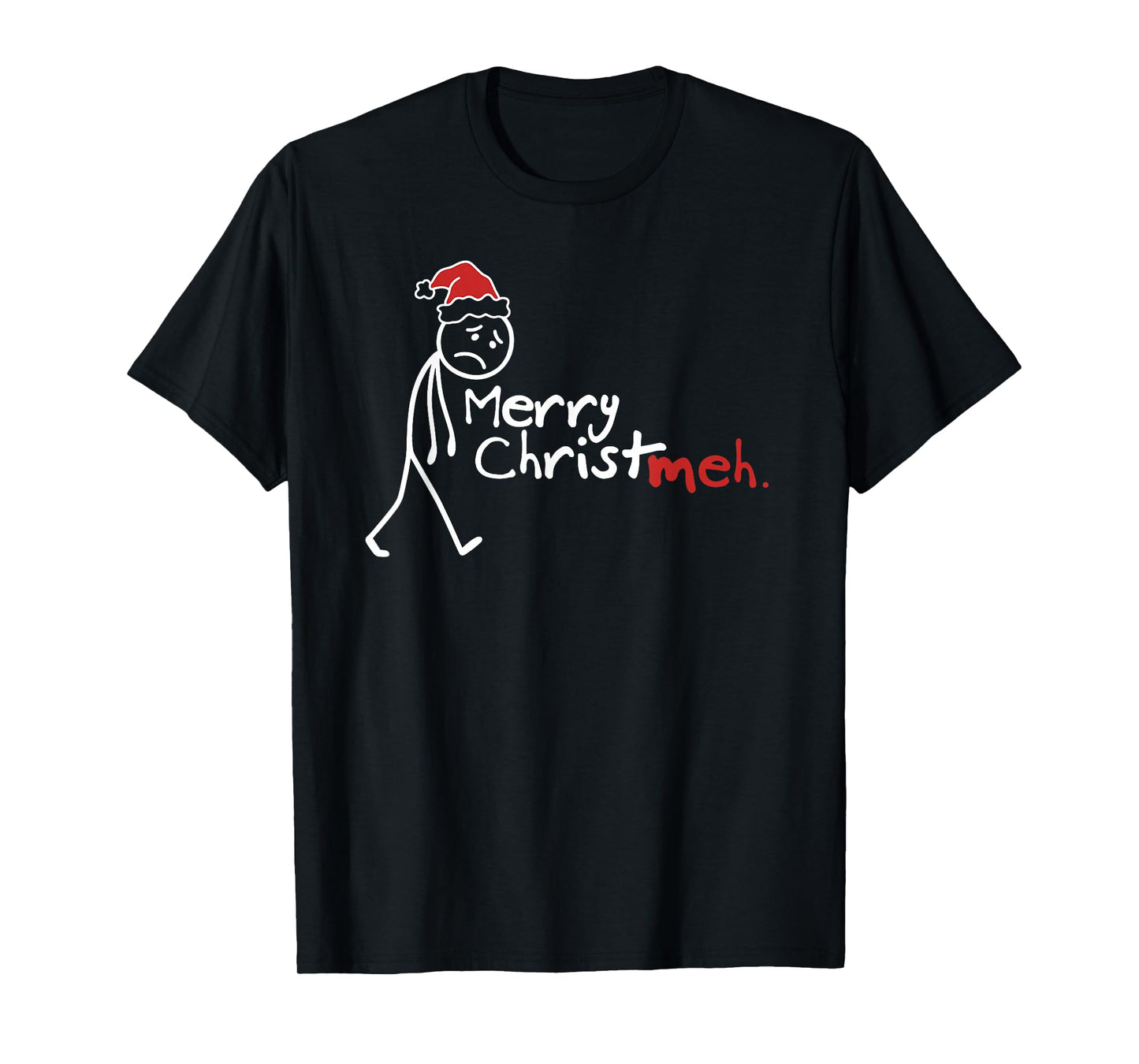 Merry Christ-Meh Funny Christmas Introvert T-Shirt