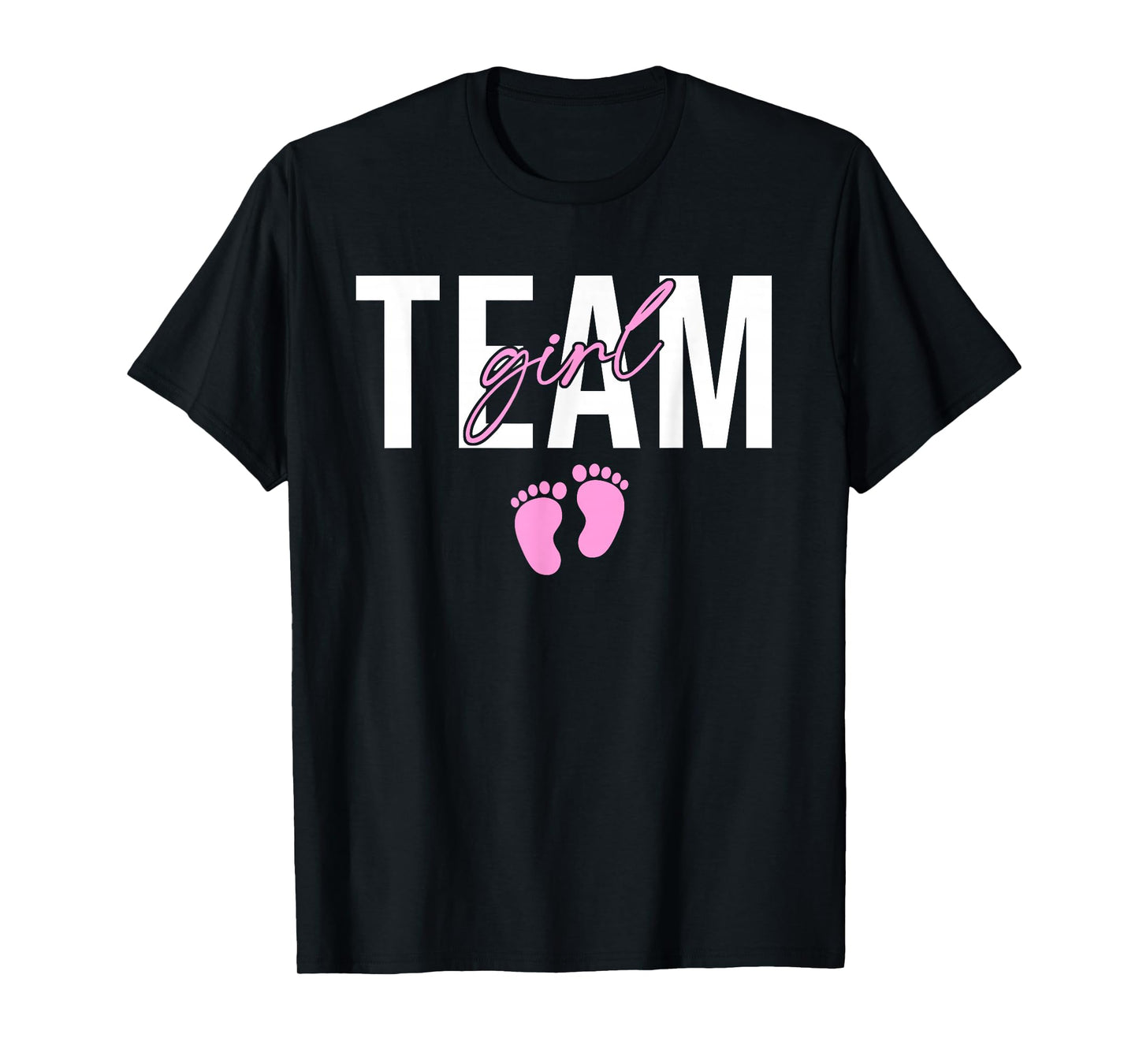 Team Girl 2026 Gender Reveal Baby Announcement Matching T-Shirt